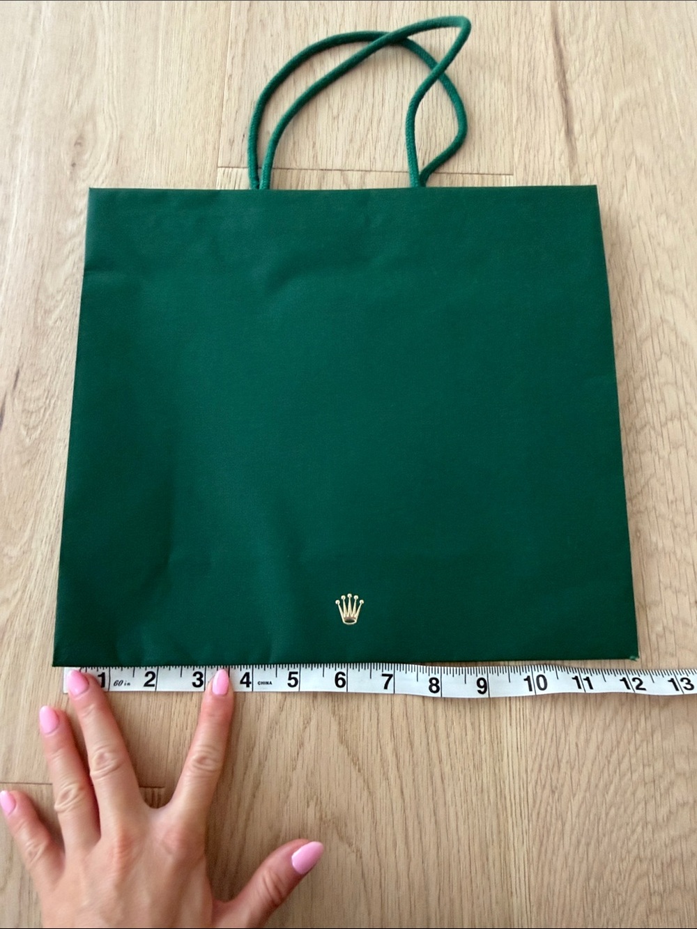 Rolex Dark Green Tote with Gold Crown Emblem - Picture 5 of 7